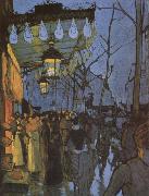 Louis Anquetin Avene de Clicky-five o-clock in the Evening Spain oil painting artist